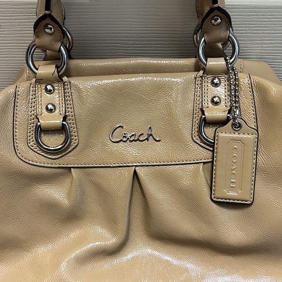 ๐ 3xHP ๐ Authentic Coach Leather Satchel Handbag - Picture 2 of 12